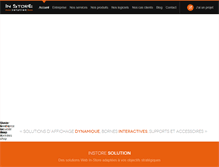 Tablet Screenshot of instore-solution.fr